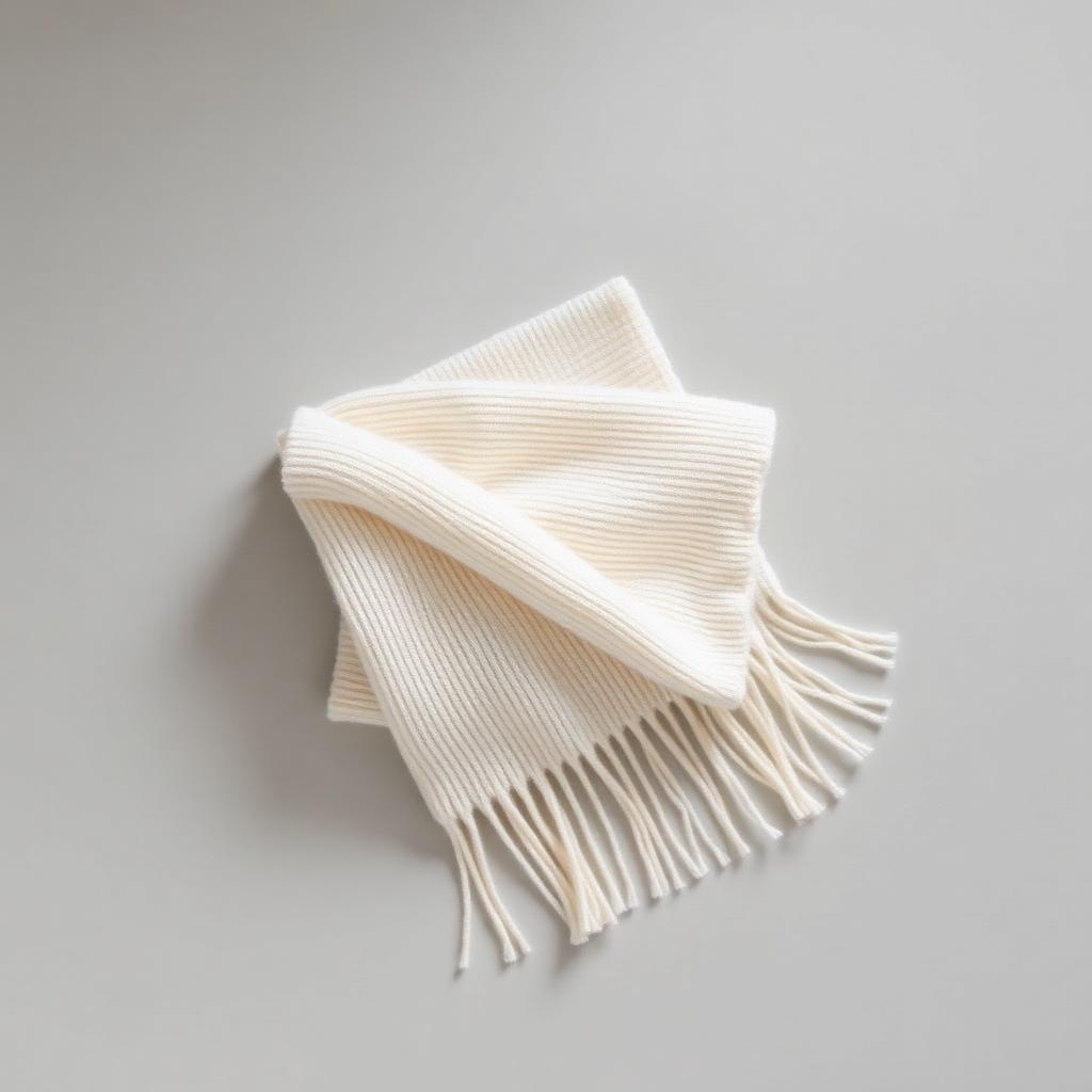 Cream Cashmere Scarf