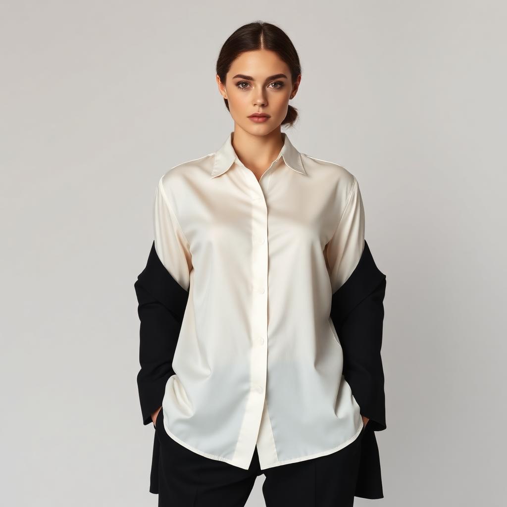 Ivory Silk Blouse