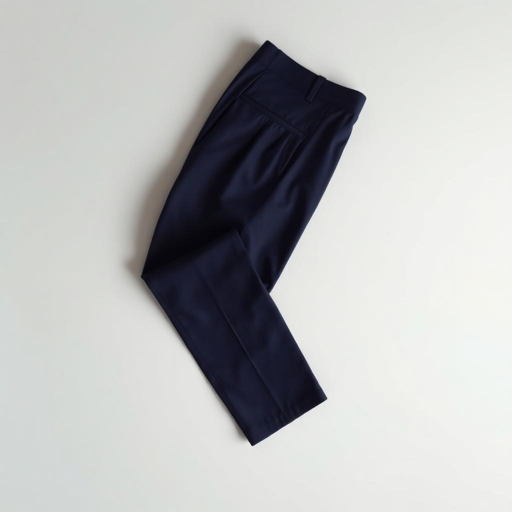 Navy Tailored Trousers