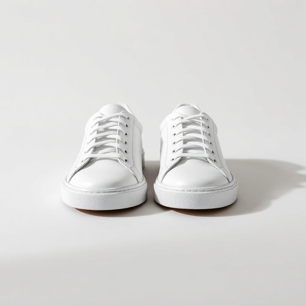 White Leather Sneakers